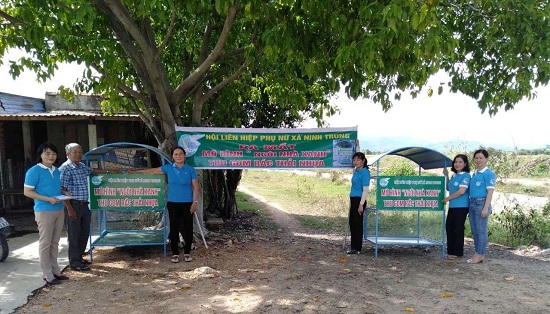 Mô hình Ngôi nhà xanh chống rác thải hữu hiệu của trường THCS Nguyễn Trãi
